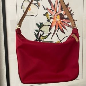 Vintage Kate Spade Red Nylon Mini 90s Shoulder Bag